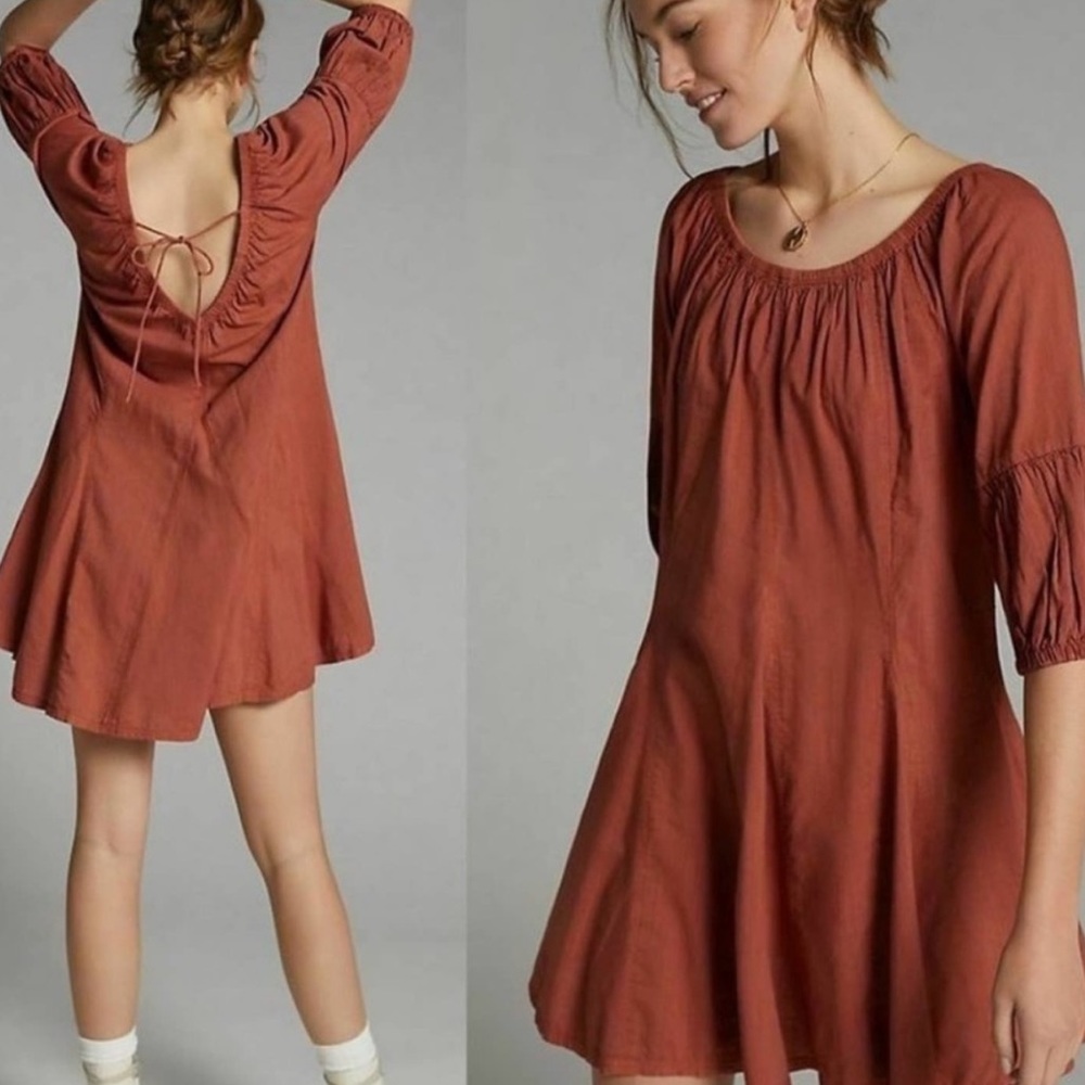Daily Practice Mollie tunic dress swing tie back excellent